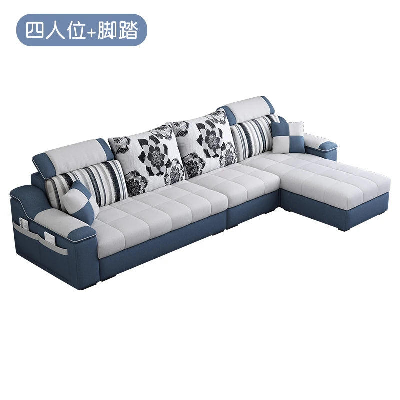 Designer Luxury Outdoor Sofa Relaxing Mid Century Nordic Sectional Living Room Sofas Couch Lazy Divano Lounge Suite Furniture