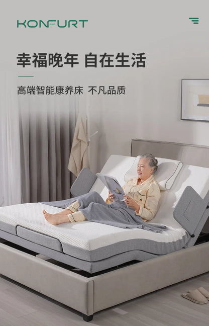 Comfortable Bedframe Beds Multifunction Adjustable Modern Electric Beds Recovery Old People Bedroom Furniture Cama Plegable LLB