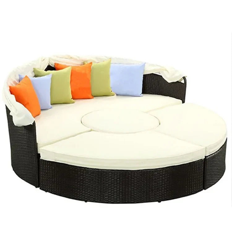 --Factory Price Patio Rattan Furniture Set Garden Outdoor Furniture Garden Rattan Sofa Garden Set