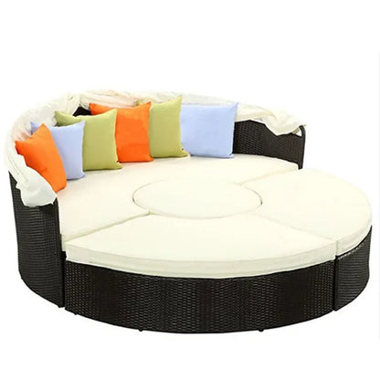 --Factory Price Patio Rattan Furniture Set Garden Outdoor Furniture Garden Rattan Sofa Garden Set