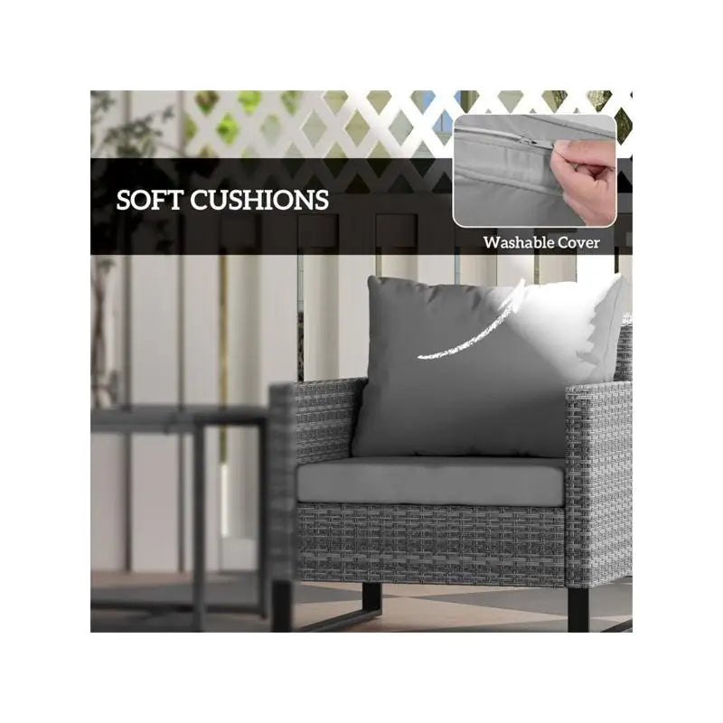 Outdoor Bistro Set Table and Chairs for Patio, Garden, Deck, and Balcony - Stylish Space-Saving Dining Furniture