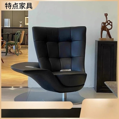 FRP Creative Armrest Rotating Leisure Chair Villa Hotel Reception Chair