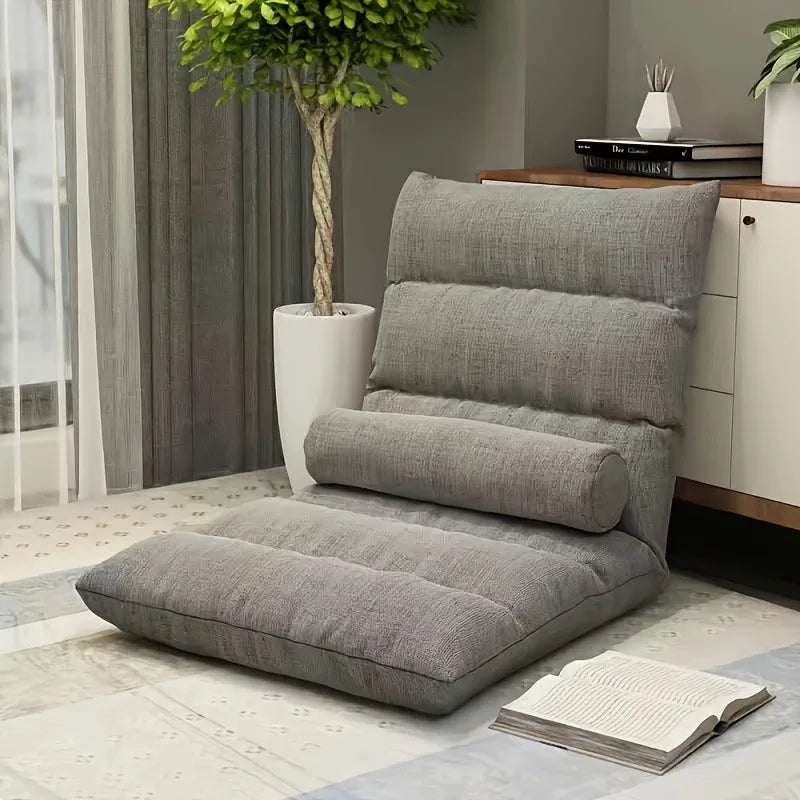 Foldable Sofa, Lazy Sofa for Single Use, Indoor/Outdoor, Reclining, Ergonomic Design, Lightweight, Compact, Suitable for Balcony