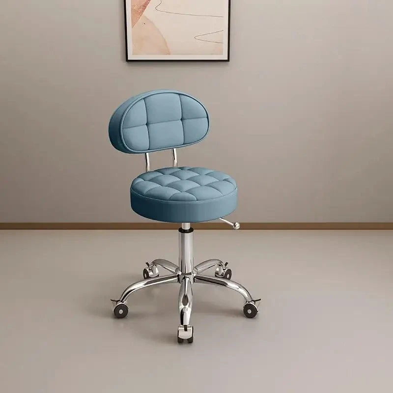 Adjustable Nail, Makeup, Hairdressing Shop, Student Stool, Beauty Salon Special Stool, Roller Bar Chair