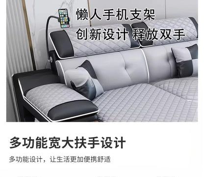 New multi-functional sofa simple modern living room large corner removable and washable technology cloth sofa combination furnit