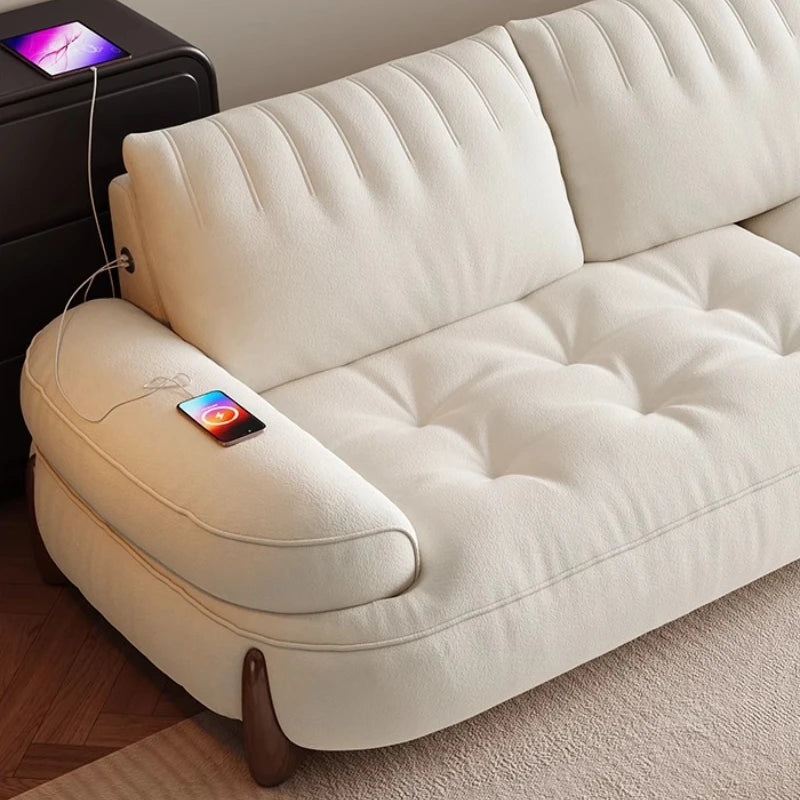 White Modern Style Sofa Minimalist Nordic Style Love Seat Sofa Lounge Living Room Divani Per Soggiorno Furniture For Home