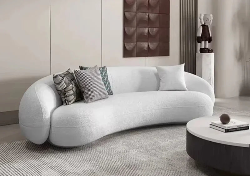 Minimalist Nordic Living Room Sofas Leather Recliner Designer Modern Sofas Luxury Lounge Balcony Cheap Divano Home Furniture