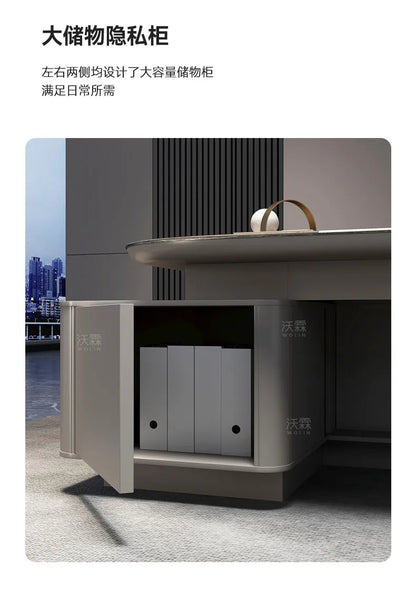 Minimalist Crafts Office Desk Storage Luxury Executive Organizers Office Desk Computer European Meuble Bureau Home Furniture