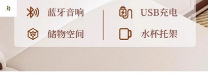Modern simple leather sofa living room home light luxury sofa concubine combination