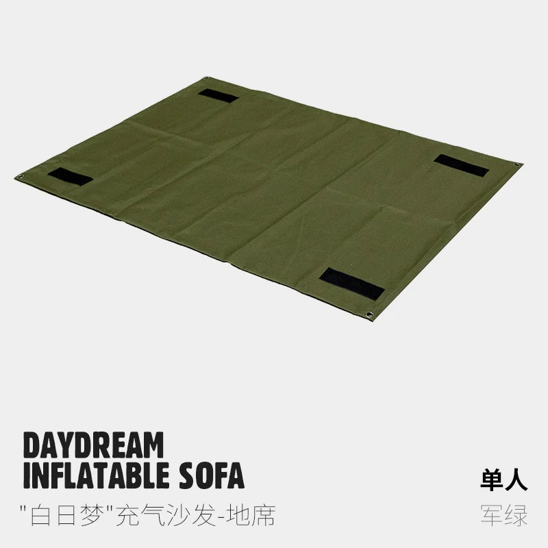 Double and Single Inflatable Sofa with Built-in Air Pump, Comfortable and Portable for Camping and Leisure Home Use