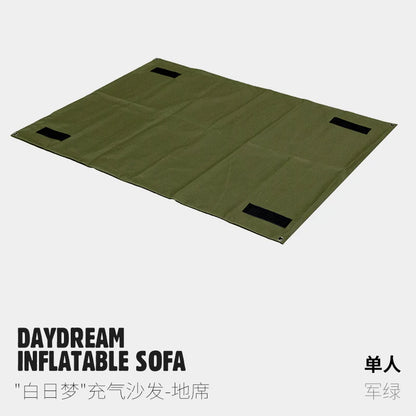 Double and Single Inflatable Sofa with Built-in Air Pump, Comfortable and Portable for Camping and Leisure Home Use