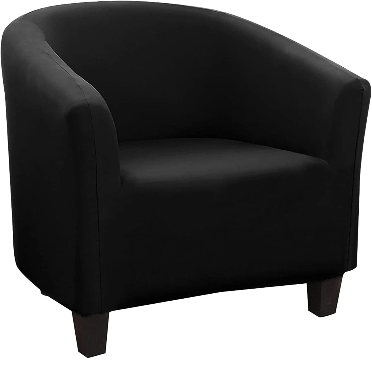 Stretch Club Chair Slipcover Spandex Barrel Chair Covers Printed Tub Living Room Armchair Covers Furniture Protector Sofa Cover