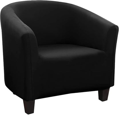 Stretch Club Chair Slipcover Spandex Barrel Chair Covers Printed Tub Living Room Armchair Covers Furniture Protector Sofa Cover