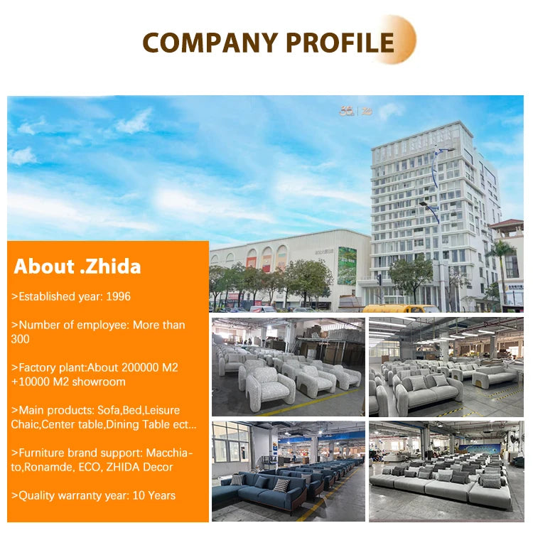 Italian Modern Simple Light Luxury Style Villa Household Solid Wood Frame Living Room Leather Sofa Set