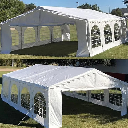 30x15FT Party Tent Heavy Duty Wedding Canopy Event Shelter PVC Material Waterproof Wedding Party Marquee Tent