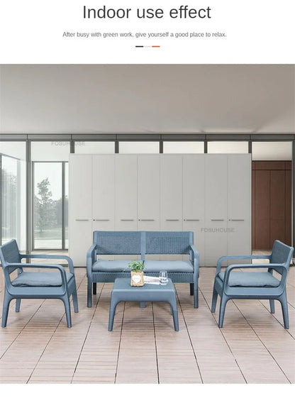 Creative Garden Furniture Sets Villa Terrace Patio Furniture Outdoor Set Household Leisure Outdoor Table and Chairs Combination
