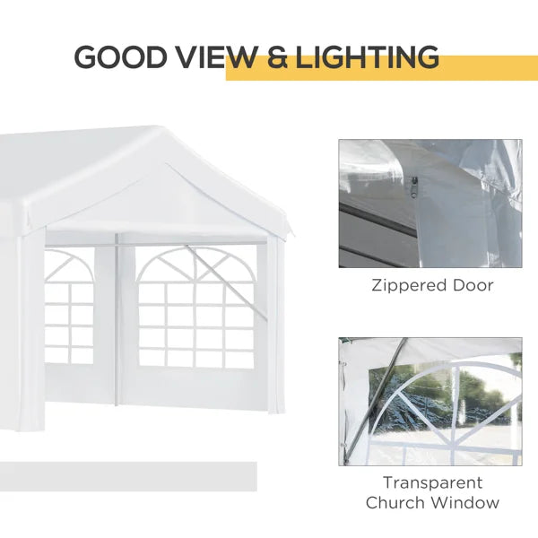 8x8FT SUV Camping Tent PU2000mm Waterproof Double Layer 5-8 Persons Spacious Outdoor Shelter