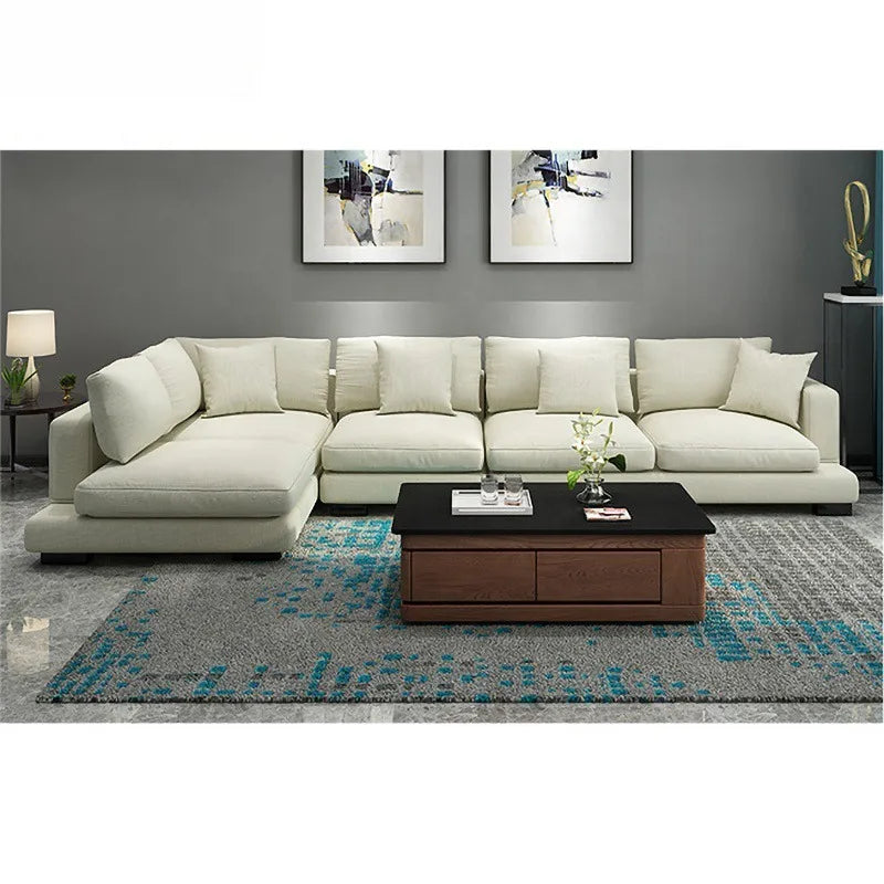 Living room sofa white fabric sofa set sofa set furniture
