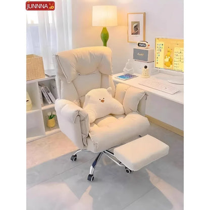 Ergonomic Office Chair Comfortable for Long Hours Metal Backrest Reclining Gaming Chair Office Office Chair Gamer Chair Muebles