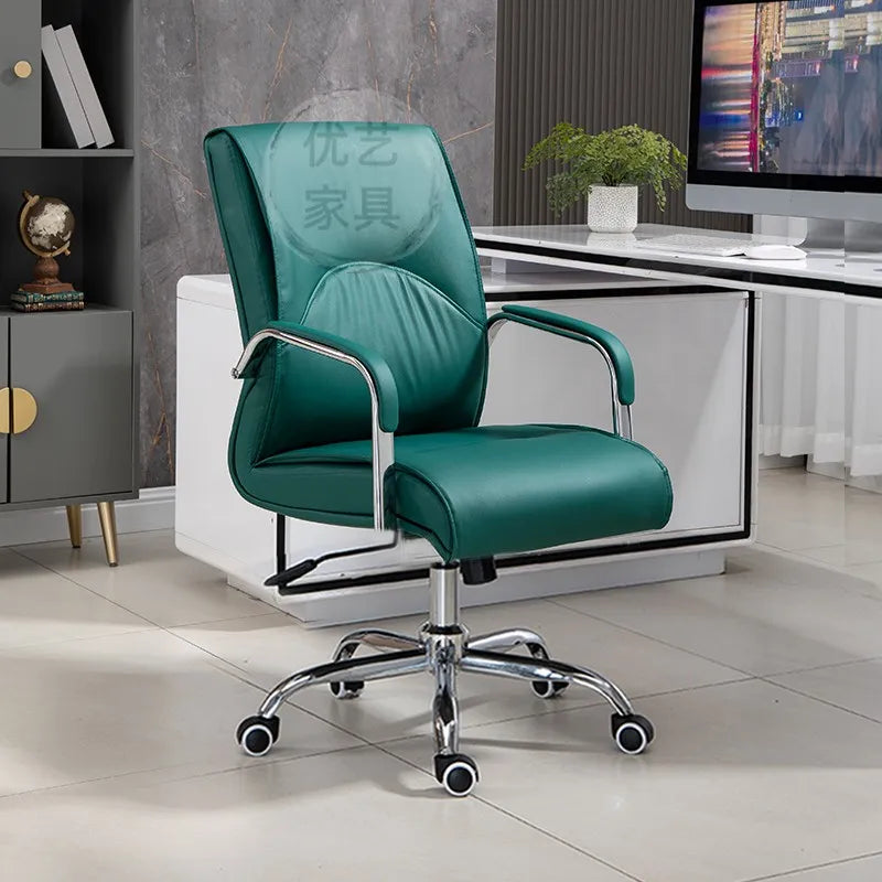 Office chair comfortable sedentary computer boss meeting rotating lift staff chair