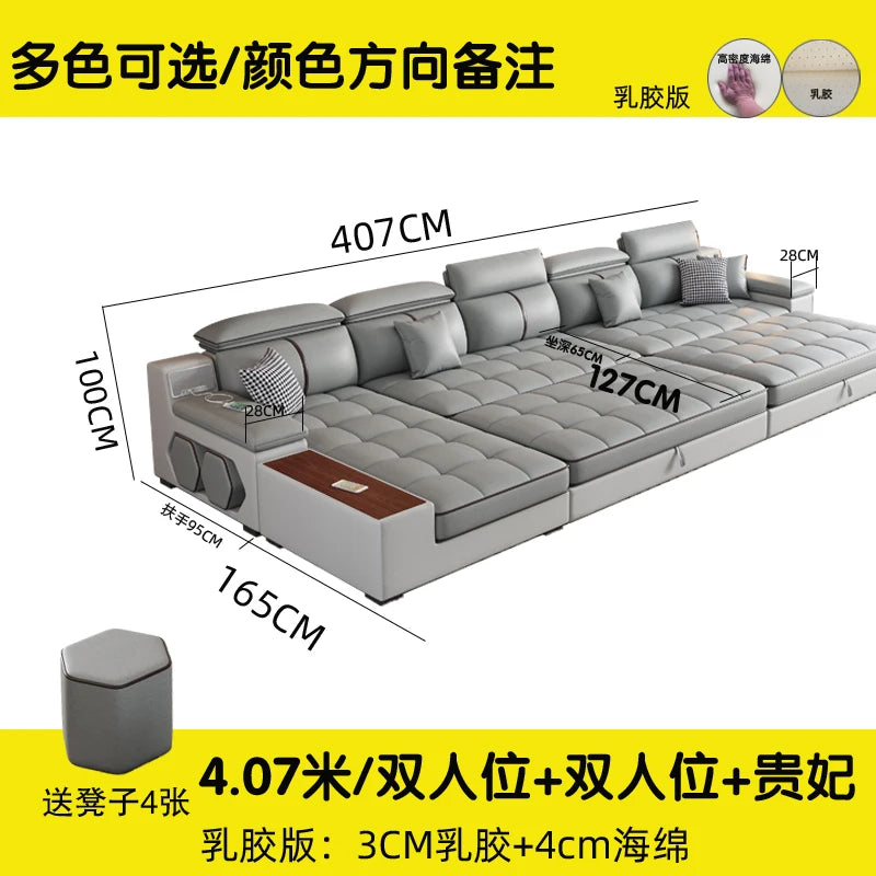 Multifunctional Nordic Recliner Sofas Bed Floor Foldable Modern Sofas Living Room Luxury Divani Da Soggiorno Home Furniture