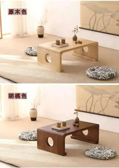 Designer Wood Coffee Table Small Modern Decoration Books Side Table Simple Aesthetic Mini Mesas Bajas Chinese Style Furniture