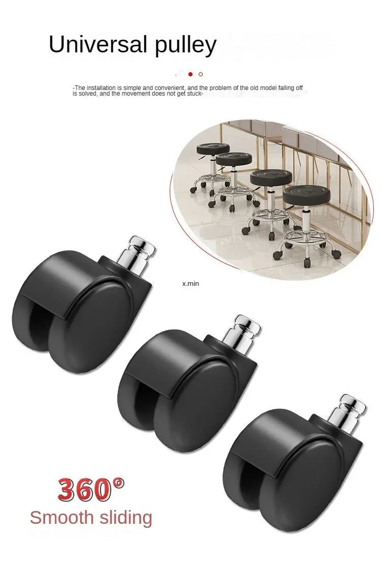 Beauty Stool,Hair Salon,Rotating Lift,Hair Salon Chair,Pulley,Nail Art, Hair Cutting, Round Stool, Exclusively for Beauty Salons