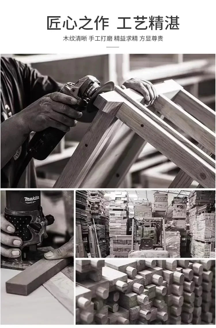 WWAmerican Light Luxury Wood Carved Couch Living Room Balcony Bedroom Fabric Craft Single Sofa Leisure