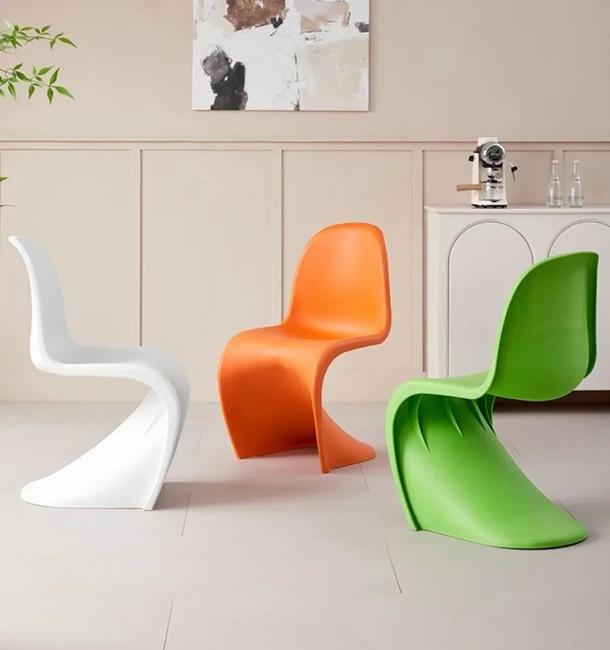 Sleek Ghost Chair with Clear Acrylic Backrest for Modern Living Room Decor Contemporary Living Room Relaxing Dining Chair
