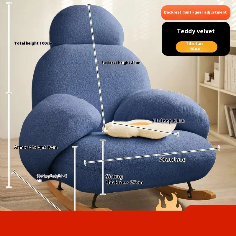 m Modern Ergonomic White Chairs Minimalist Living Room Recliner Lounge Chairs Floor Bedroom Para Home Decor m