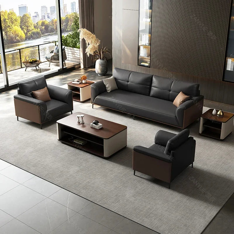 Designer Luxury Living Room Sofa Set Minimalist Beige Sectional Modern Nordic Sofas Puffs Double Canape Salon Home Furniture