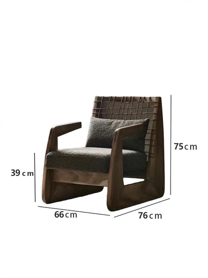 Salon Balcony Living Room Chairs Relax Modern Individual Wooden Living Room Chairs Comfortable Lazy Sillon Postmodern Furniture