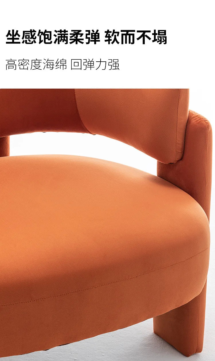 Luxury cream style new Chinese office simple integration super soft negotiation guest sofa chair leisure single chair