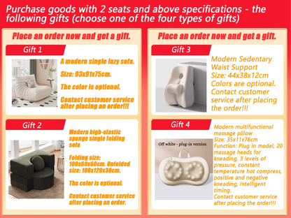 Cloud Sofa Plush Pumpkin Sofa Combination Soft And Comfortable Modern Living Room Sofa Suite Apartment Home Decoration Furniture