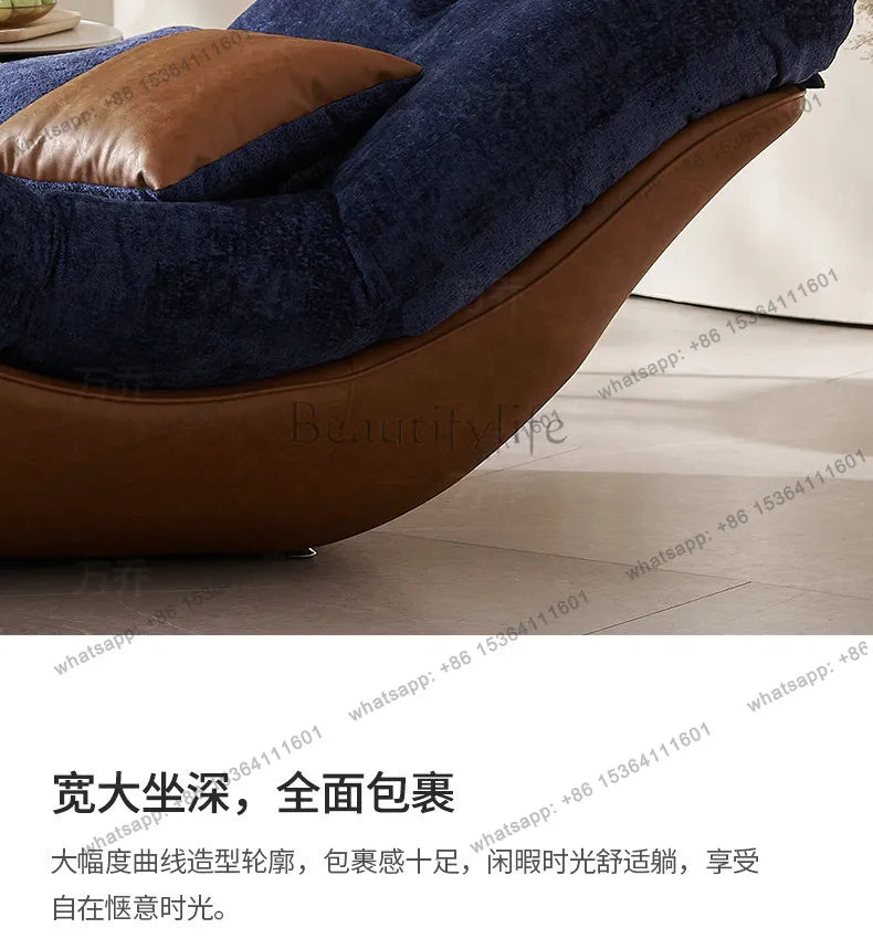 Italian light luxury lazy sofa chair Nordic modern simple style home design leisure chair