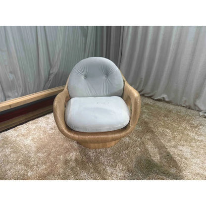 2025 Italy's new creative leisure  easy leisure recliningr simple rocking chair velvet fabric l