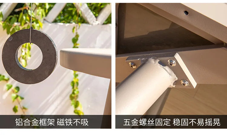 Outdoor table and chair courtyard villa leisure open-air balcony rattan chair Internet celebrity waterproof sunscreen garden