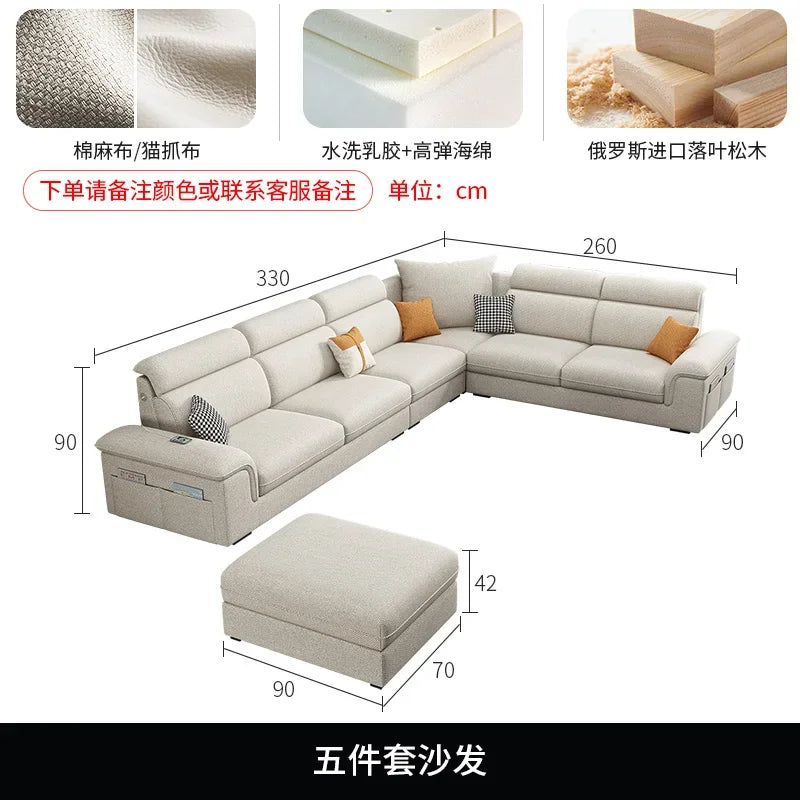 Minimalist Leather Frame Sofa Gaming Background Modular Sleeper Sofa Modern Recliner Lounge Lazy Women Divano Lounge Furniture