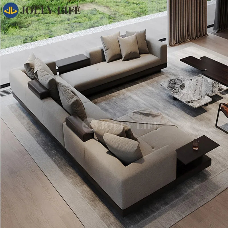 Designer Luxury Living Room Sofas Italian Minimalist Comfortable Reclining Sofa Relaxing Corner Woonkamer Banken Furnitures