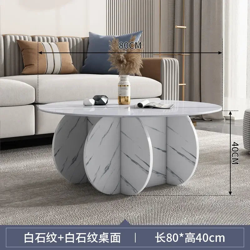 Unique Display Coffee Table Clear Ornaments Aesthetic Minimalist Coffee Table Luxury Design Mesa Centro Salon Home Furniture