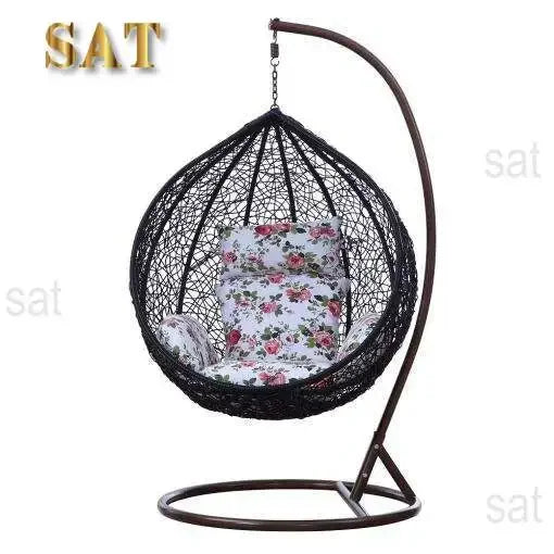-Indoor Outdoor Rope Hanging Swing Terrace Bedroom Hammock Egg Chair Swing Custom Patio Swing Chair