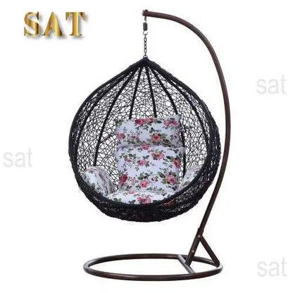 -Indoor Outdoor Rope Hanging Swing Terrace Bedroom Hammock Egg Chair Swing Custom Patio Swing Chair