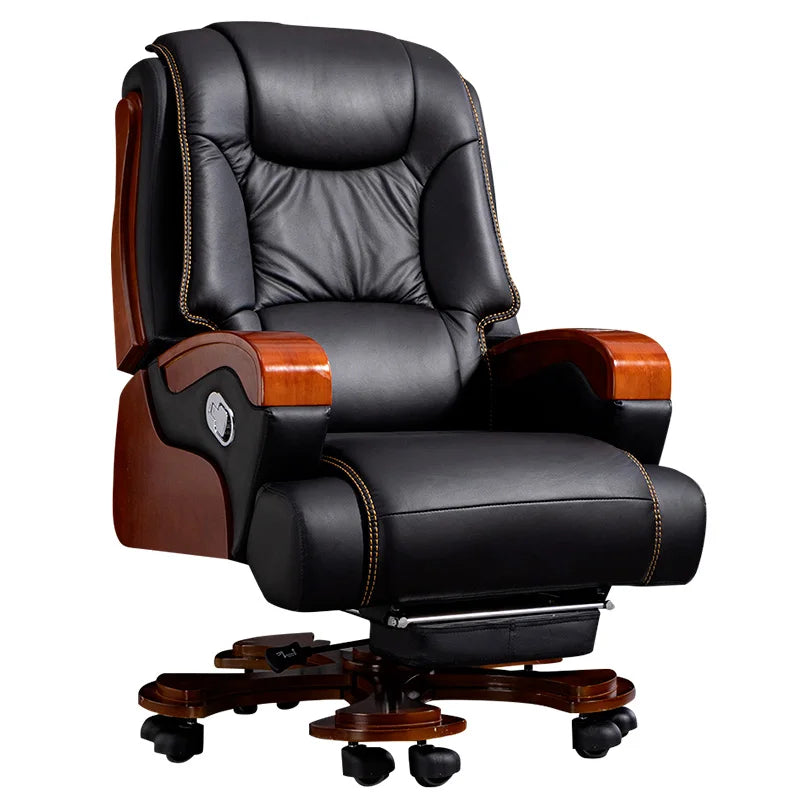 Nordic Swivel Office Chair Massage Footrest Lift High Quality Comfortable Armchair Aesthetic Design Silla Escritorio Furniture