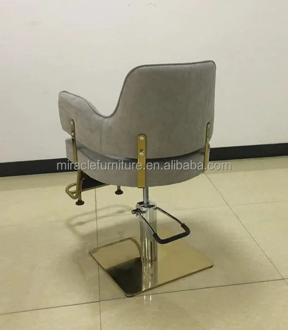 Luxury High Quality Hair Salon Haircut Chair for Beauty Salon Adjustable High Seat Barber Chair Salon