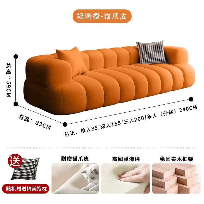 Modern Living Room Sofas Background European Corner Kids Sofa Loveseat Tatami Home Muebles Para El Hogar Decoration Luxury home
