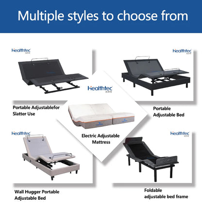 Factory OEM Okin Motor King Bed and Queen Electric Adjustable Bed Frame Smart Bed with Massage