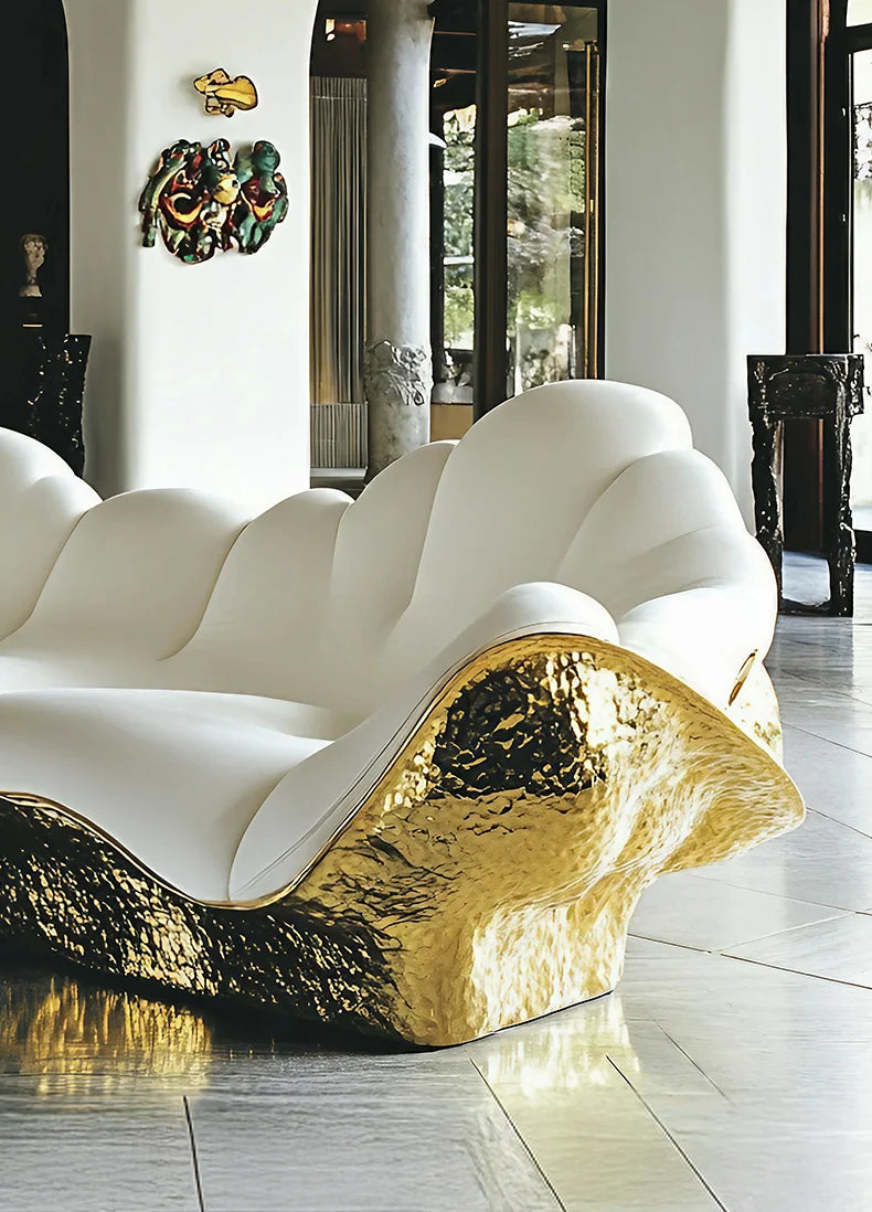 Modern Art Sofa Mansion Light Luxury Aesthetic Furniture High Luxury International Hall A9