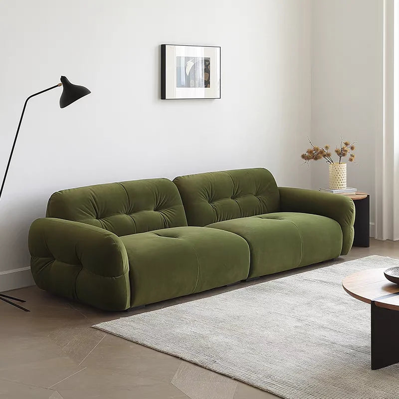 Luxury Romantic Sofa Puff Living Room Modern Comfortable Sofa Nordic Style Accent Divani Da Soggiorno Home Furniture