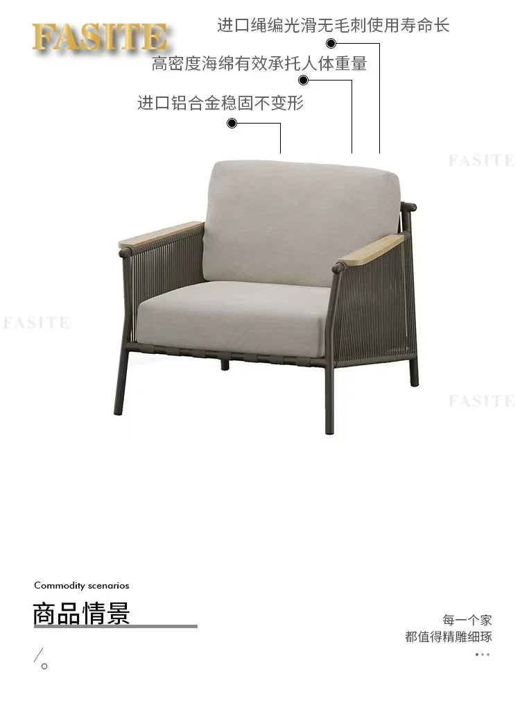 New Chinese solid wood sofa combination Zen walnut color modern villa ash living room solid wood sofa