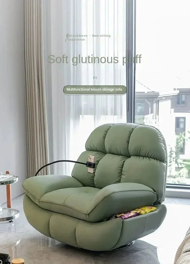 Lazy Sofa First-class Leisure Sofa Electric Intelligent Multifunctional Living Room Single Person Sofa Can Sleep and Lie Down